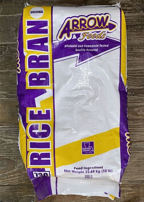 HARMONIZED CODE 1006. . Rice bran 50 lb bag